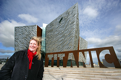 Susie at Titanic Belfast